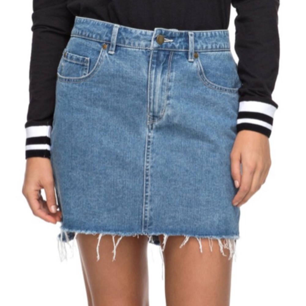 Roxy denim skirt